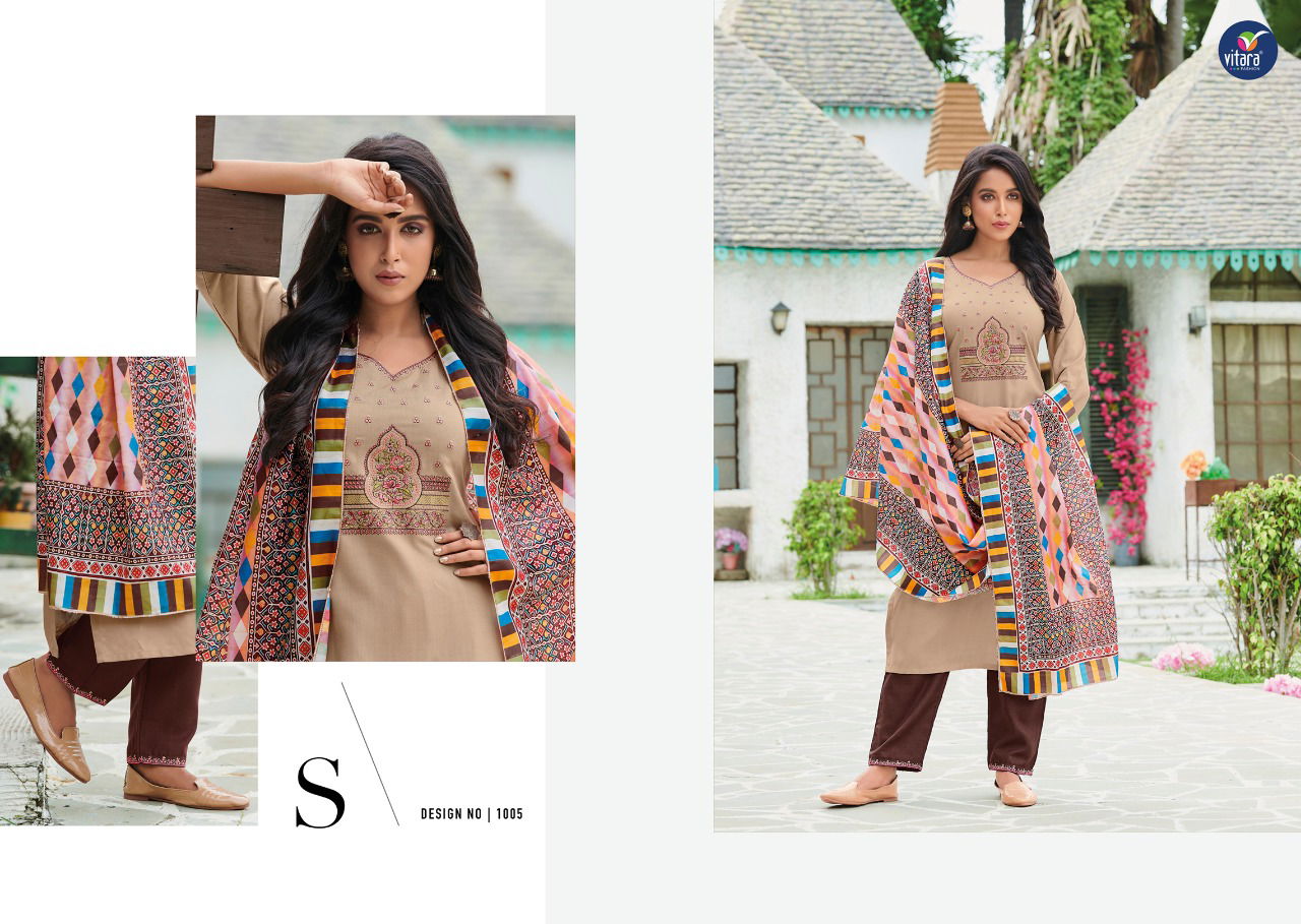 Vitara Star Link Fancy Festive Wear Rayon Ready Made Collection